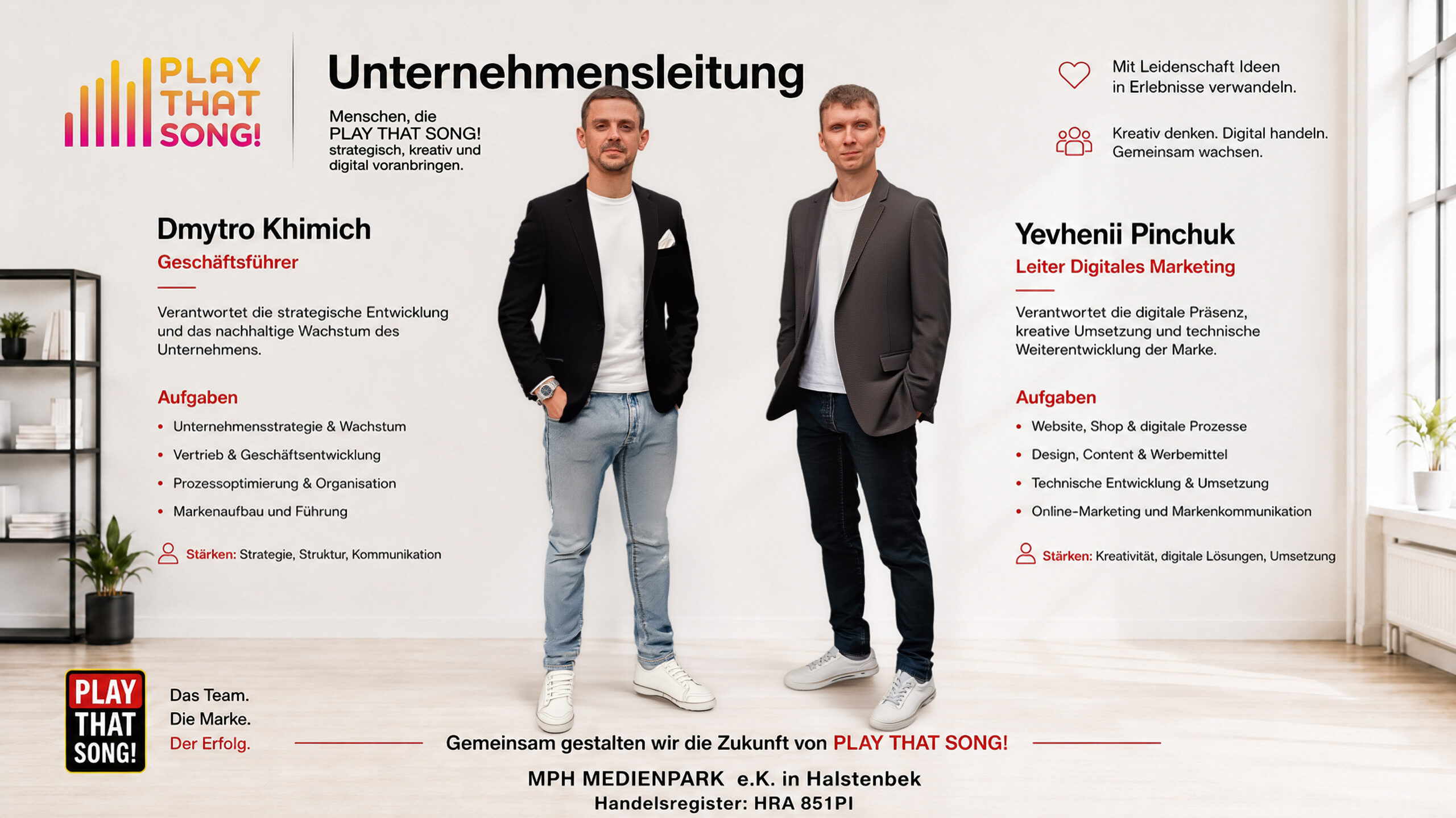 Das Team von Play That Song